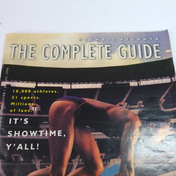 Olympic Atlanta The Complete Guide to the Games 1996 ATL Journal Con 7/14/96 - Picture 6 of 6